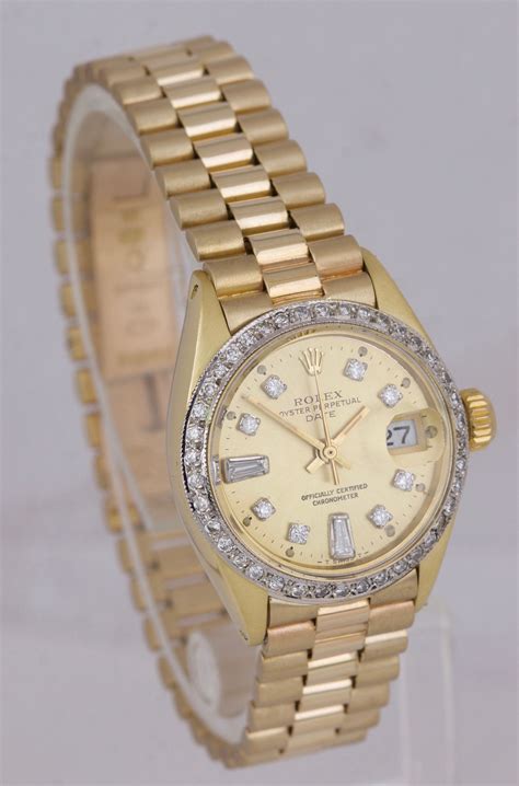 rolex 18k gold|18k gold rolex women's watch.